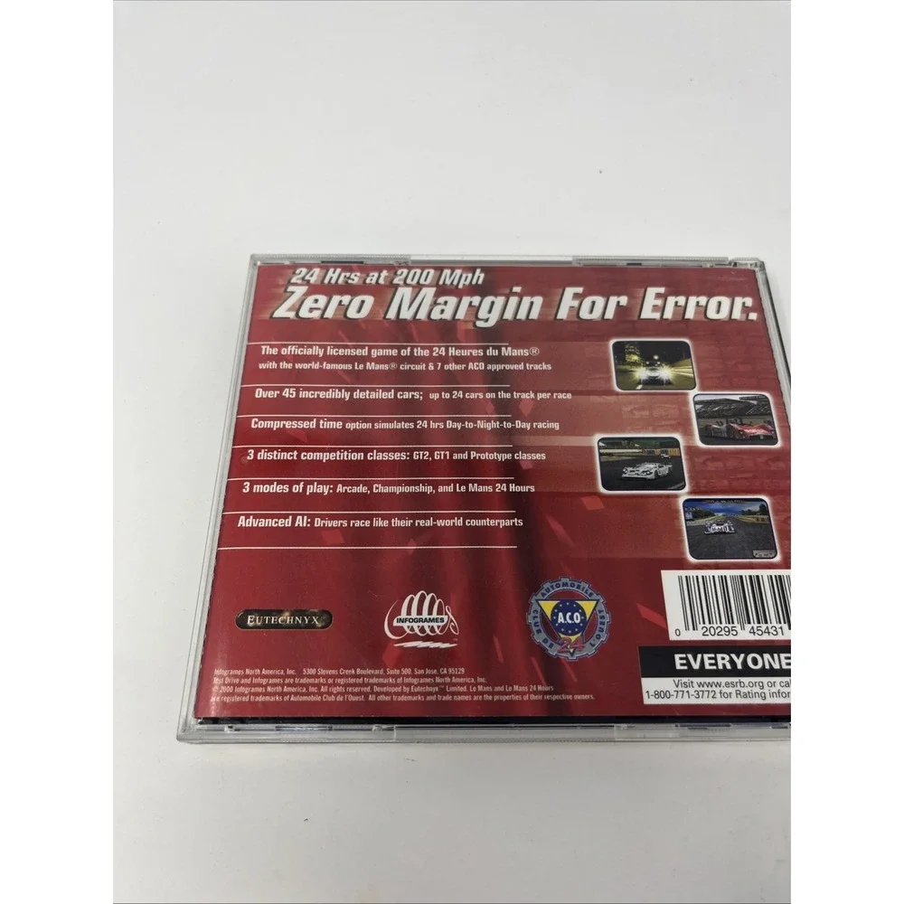 Test Drive Le Mans (PC, 2000) VINTAGE COMPUTER GAME‎ Licensed Disc, Case, Insert